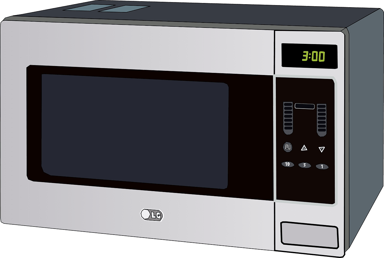 vector gray microwave oven