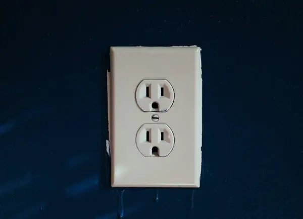 Photo of a white socket