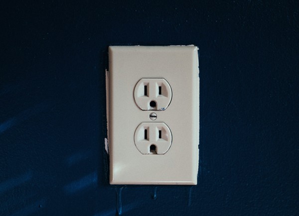 Photo of a white socket